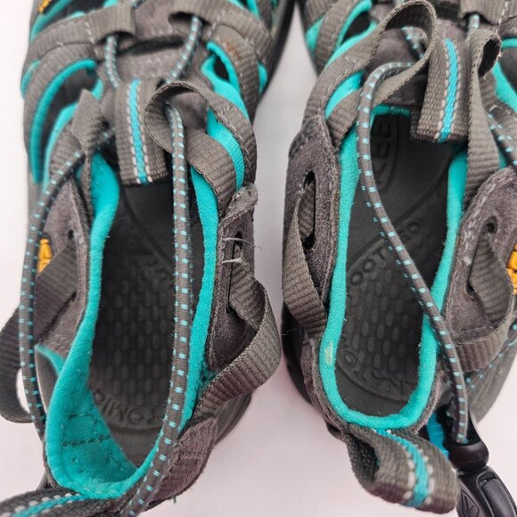 Keen Closed Toe Hiking Water Sport Sandals Gray Blue Womens 6 - Picture 6 of 8